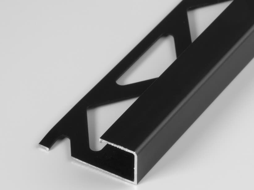 Eckprofil Global Square eloxiertes Aluminium Schwarz Stärke 10 mm Länge 2,7 m | IperCeramica Eckprofil Global Square eloxiertes Aluminium Schwarz Stärke 10 mm Länge 2,7 m | IperCeramica