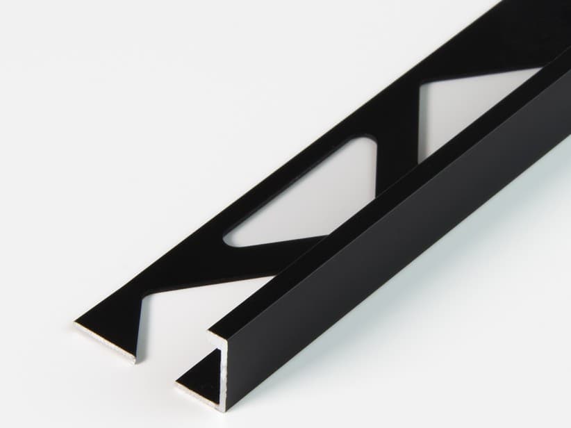 Eckprofil Global Floor eloxiertes Aluminium Schwarz Stärke 10 mm Länge 2,7 m | IperCeramica Eckprofil Global Floor eloxiertes Aluminium Schwarz Stärke 10 mm Länge 2,7 m | IperCeramica