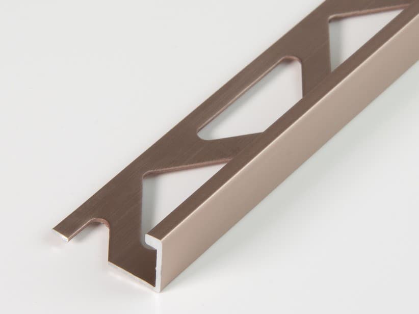 Eckprofil Global Floor eloxiertes Aluminium Kupfer Stärke 10 mm Länge 2,7 m | IperCeramica Eckprofil Global Floor eloxiertes Aluminium Kupfer Stärke 10 mm Länge 2,7 m | IperCeramica
