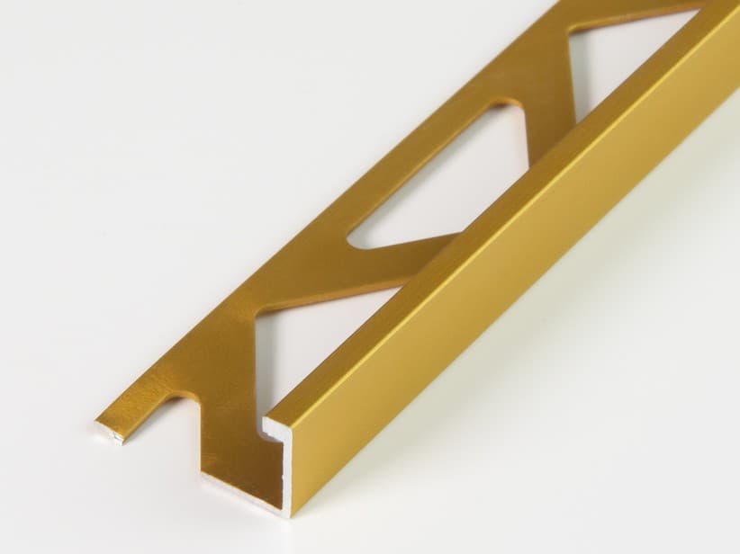 Eckprofil Global Floor eloxiertes Aluminium Gold Stärke 10 mm Länge 2,7 m | IperCeramica Eckprofil Global Floor eloxiertes Aluminium Gold Stärke 10 mm Länge 2,7 m | IperCeramica