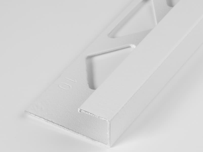 Eckprofil Global Square Aluminium Weiß Stärke 10 mm Länge 2,7 m | IperCeramica Eckprofil Global Square Aluminium Weiß Stärke 10 mm Länge 2,7 m | IperCeramica