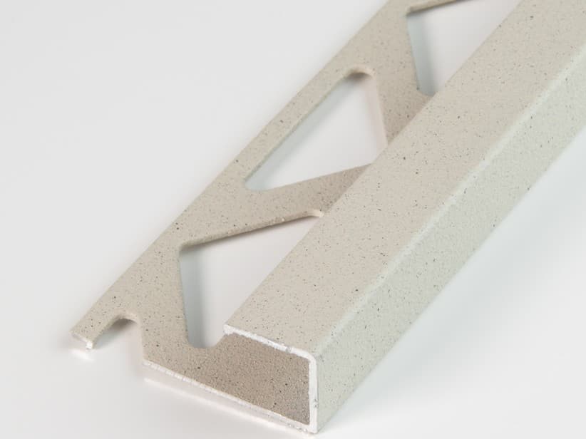 Eckprofil Global Square Aluminium Concrete Cremeweiß Stärke 10 mm Länge 2,7 m | IperCeramica Eckprofil Global Square Aluminium Concrete Cremeweiß Stärke 10 mm Länge 2,7 m | IperCeramica