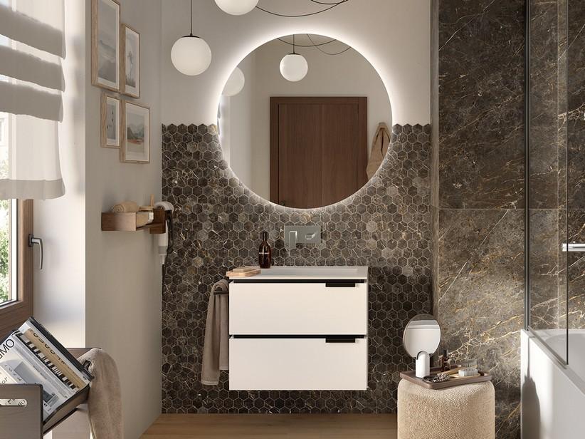 Mosaik Imperiale Gold 29x27 Marmoroptik 3D Braun matt | IperCeramica Mosaik Imperiale Gold 29x27 Marmoroptik 3D Braun matt | IperCeramica