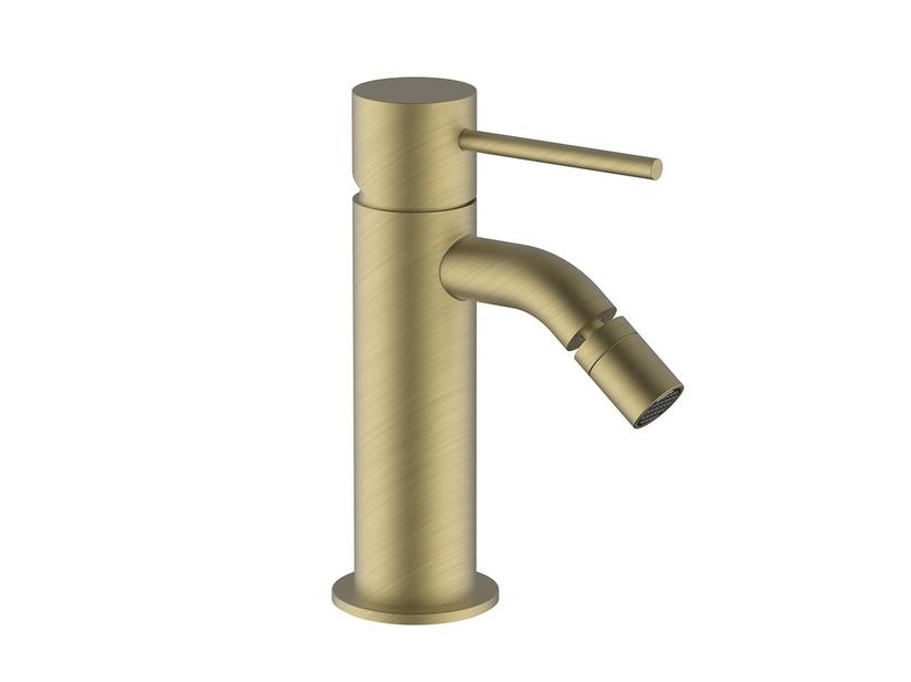 Bidetarmatur Detroit ohne Abfluss gold gebürstet | IperCeramica Bidetarmatur Detroit ohne Abfluss gold gebürstet | IperCeramica