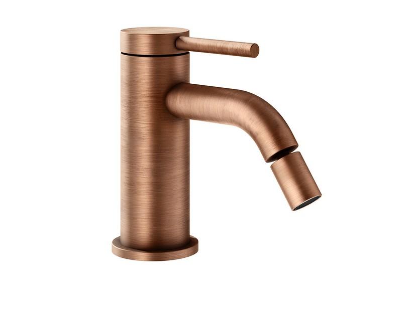 Bidetarmatur Stelo ohne Abfluss Kupfer gebürstet | IperCeramica Bidetarmatur Stelo ohne Abfluss Kupfer gebürstet | IperCeramica