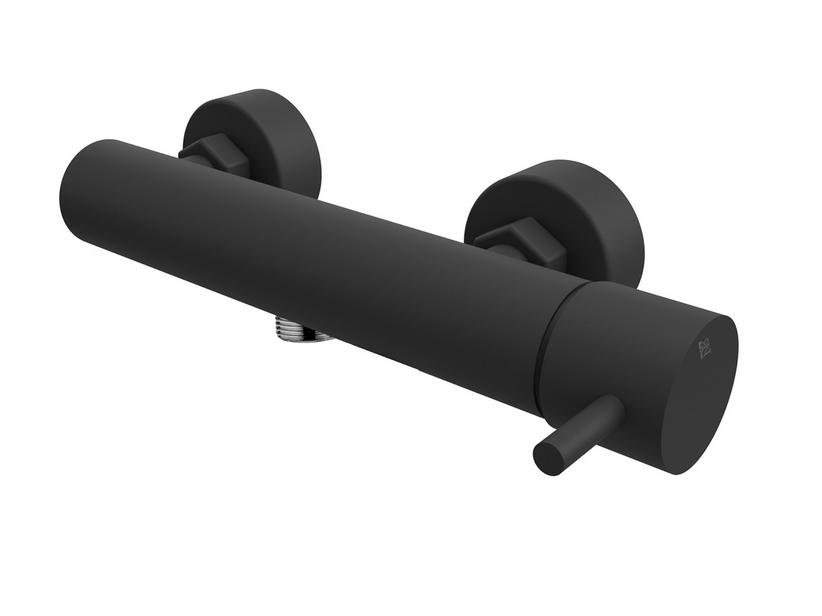 Einhebelarmatur für Dusche extern Stelo Schwarz Matt | IperCeramica Einhebelarmatur für Dusche extern Stelo Schwarz Matt | IperCeramica