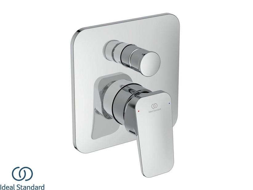 Einhebelarmatur für Dusche Einbau mit 2-Wege-Umschaltventil IDEAL STANDARD® CERAPLAN Chrom | IperCeramica Einhebelarmatur für Dusche Einbau mit 2-Wege-Umschaltventil IDEAL STANDARD® CERAPLAN Chrom | IperCeramica