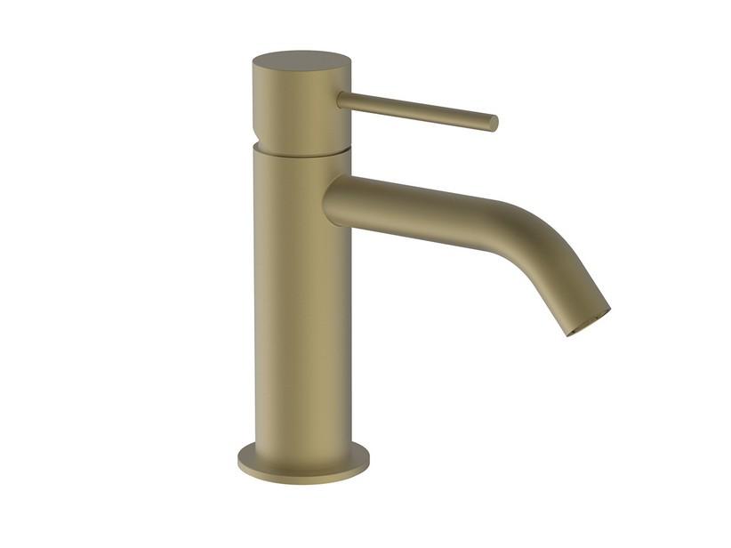 Waschtischarmatur Detroit ohne Abfluss gold gebürstet | IperCeramica Waschtischarmatur Detroit ohne Abfluss gold gebürstet | IperCeramica