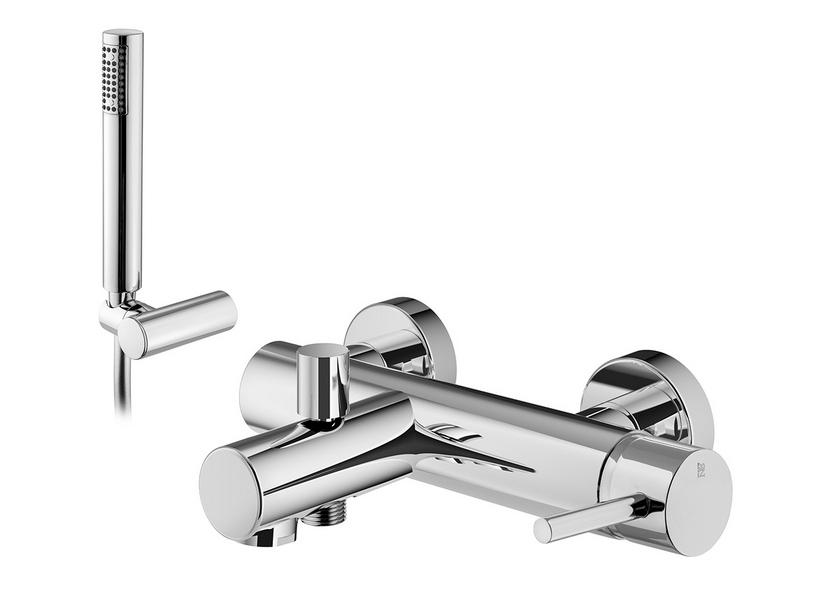 Einhebelarmatur für Badewanne an der Wand Stelo Chrom | IperCeramica Einhebelarmatur für Badewanne an der Wand Stelo Chrom | IperCeramica
