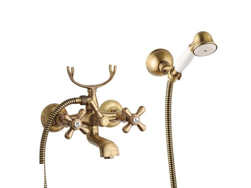Armatur für Badewanne mit Duschsatz Mamoli Epoque Bronze | IperCeramica Armatur für Badewanne mit Duschsatz Mamoli Epoque Bronze | IperCeramica
