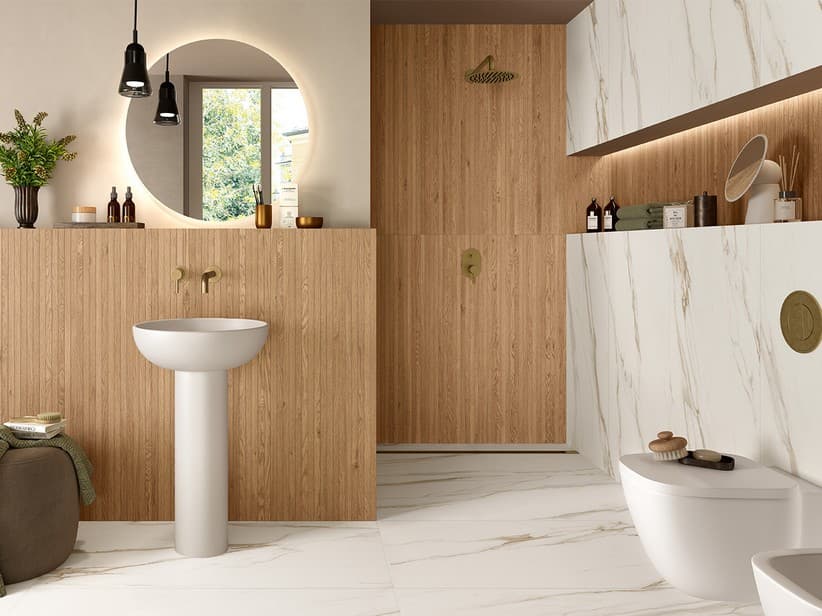 Mosaik Essenza Marrone Stick 20x120 Feinsteinzeug Eichenholzoptik Braun | IperCeramica Mosaik Essenza Marrone Stick 20x120 Feinsteinzeug Eichenholzoptik Braun | IperCeramica