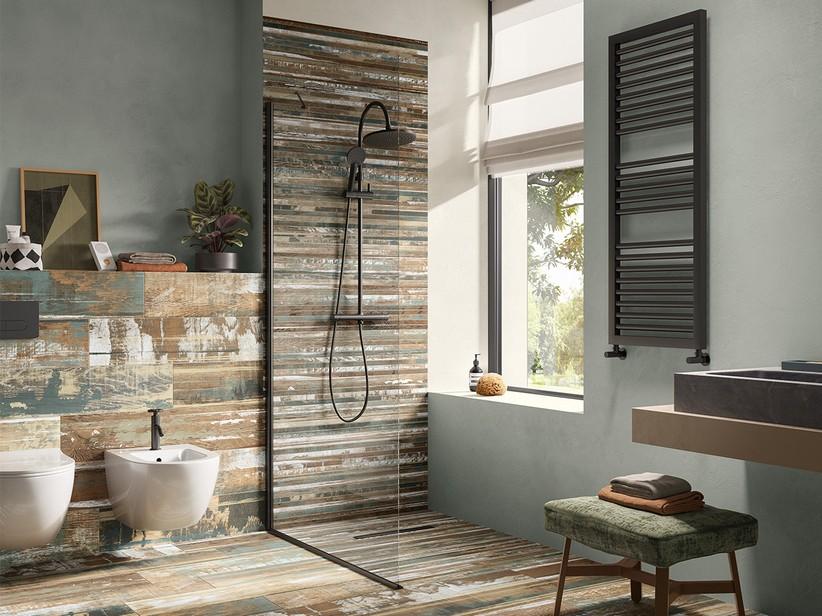 Mosaik Urban Forest Mix Stick 20x120 Feinsteinzeug mit entlackter Holzoptik | IperCeramica Mosaik Urban Forest Mix Stick 20x120 Feinsteinzeug mit entlackter Holzoptik | IperCeramica