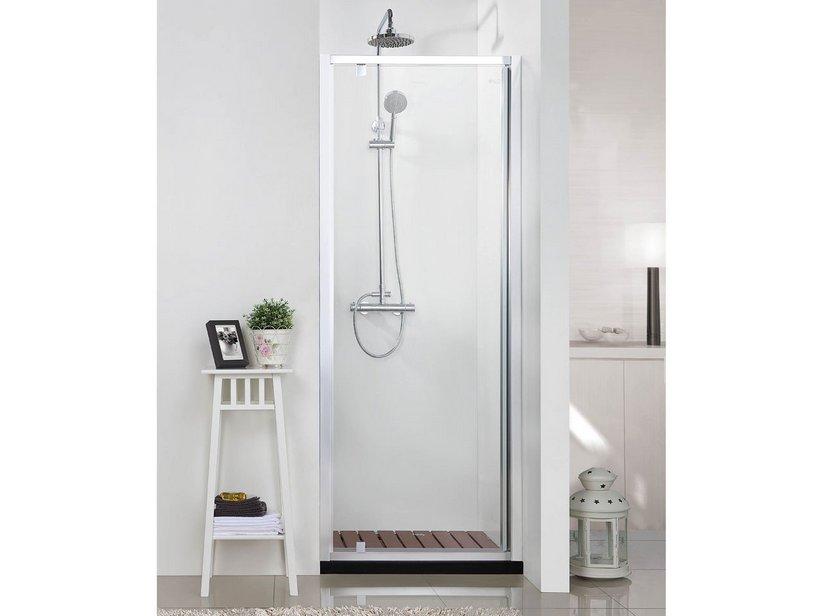 DUSCHSCHWINGTÜR NEPTUM 90xH190 Erw 87/91 cm GLASSTÄRKE 6 mm TRANSPARENT CHROM | IperCeramica DUSCHSCHWINGTÜR NEPTUM 90xH190 Erw 87/91 cm GLASSTÄRKE 6 mm TRANSPARENT CHROM | IperCeramica