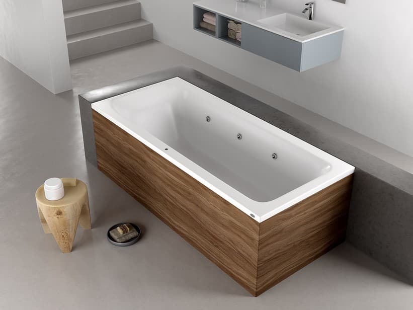 Seitenplatte für Whirlpools Jacuzzi Silk 70 cm Dark Oak | IperCeramica Seitenplatte für Whirlpools Jacuzzi Silk 70 cm Dark Oak | IperCeramica
