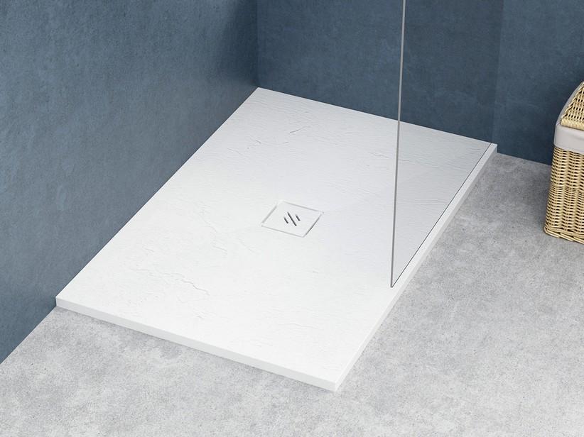 Duschwanne Nature 80x120 H3 cm aus Harz Weiß | IperCeramica Duschwanne Nature 80x120 H3 cm aus Harz Weiß | IperCeramica