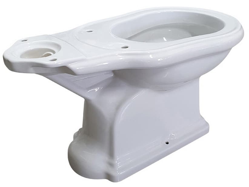 MONOBLOCK-WC RETRO' 72x38,5cm FREISTEHEND FUSSBODENABFLUSS WEISS GLÄNZEND | IperCeramica MONOBLOCK-WC RETRO' 72x38,5cm FREISTEHEND FUSSBODENABFLUSS WEISS GLÄNZEND | IperCeramica