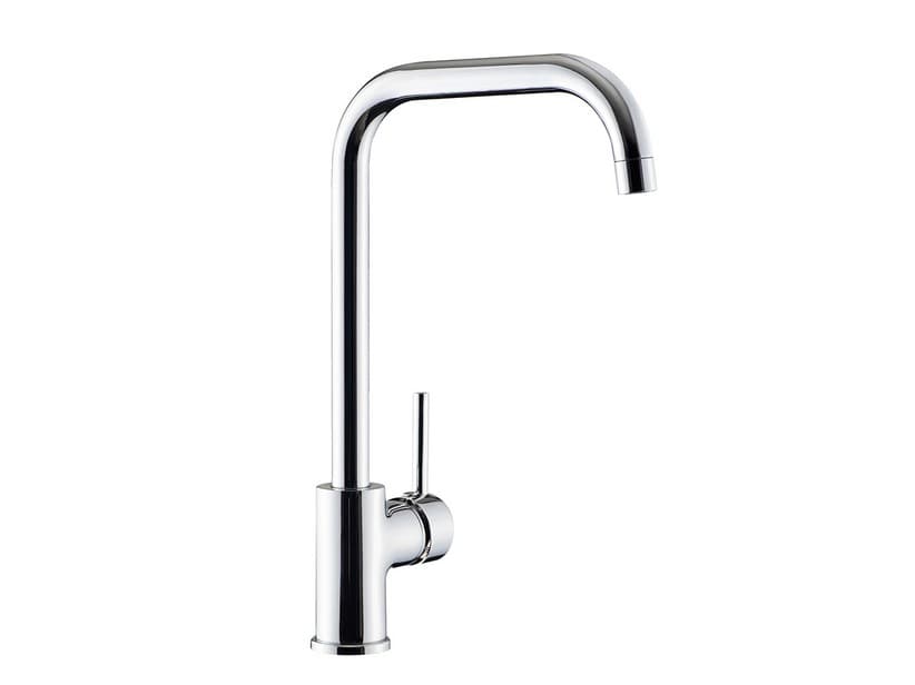Einhebel-Küchenarmatur Innova mit seitlichem Hebel Chrom | IperCeramica Einhebel-Küchenarmatur Innova mit seitlichem Hebel Chrom | IperCeramica