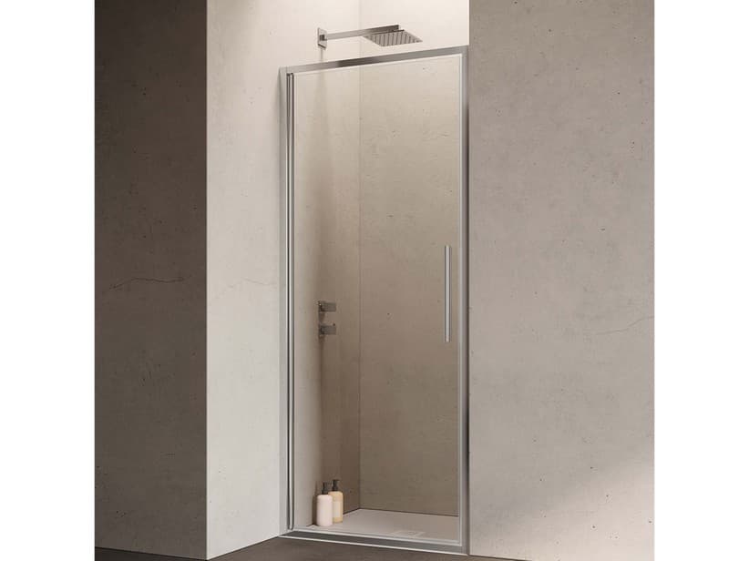 Drehduschtür Sax 90xH190 Erw. 87/91 cm Glasstärke 6 mm Transparent, Profile Chrom | IperCeramica Drehduschtür Sax 90xH190 Erw. 87/91 cm Glasstärke 6 mm Transparent, Profile Chrom | IperCeramica