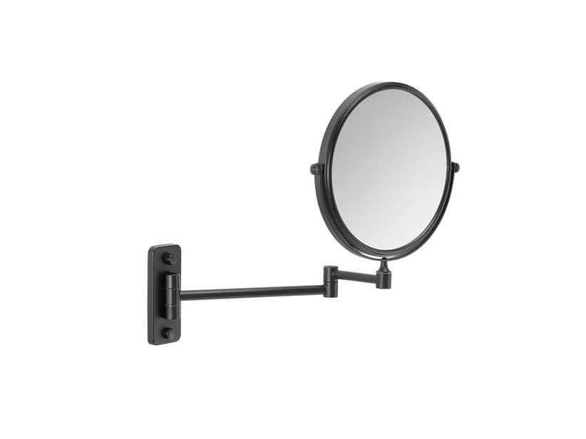 Vergrößerungsspiegel 3xFocus aus Edelstahl Schwarz matt | IperCeramica Vergrößerungsspiegel 3xFocus aus Edelstahl Schwarz matt | IperCeramica