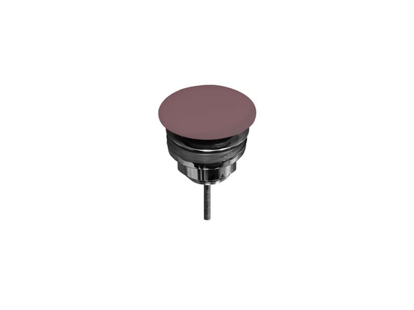 Bonde click clack de lavabo Nolita bordeaux à écoulement libre | IperCeramica Bonde click clack de lavabo Nolita bordeaux à écoulement libre | IperCeramica