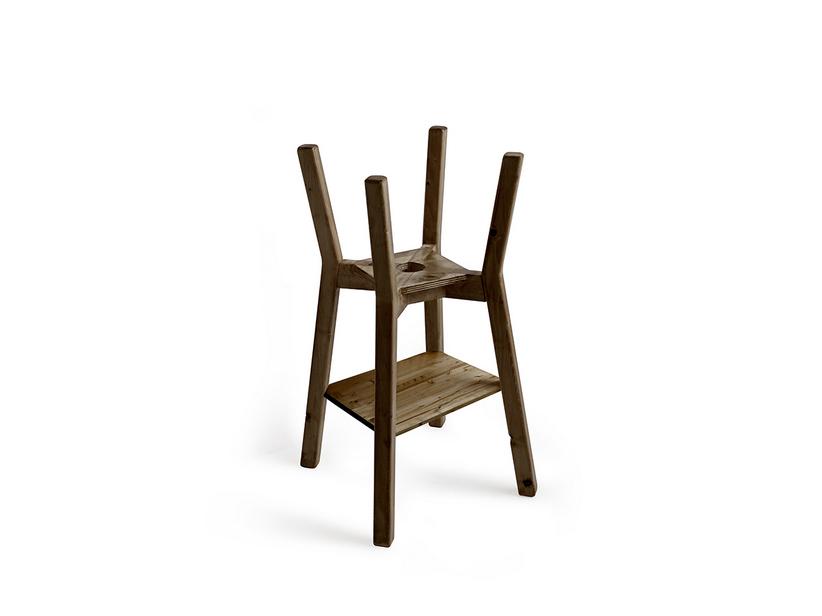 Support pour lavabo Bacile en sapin vieilli avec étagère | IperCeramica Support pour lavabo Bacile en sapin vieilli avec étagère | IperCeramica