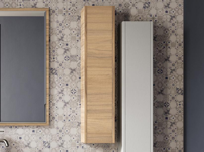 Elément mural salle de bains Topsy 22x16 cm h100 chêne mélèze | IperCeramica Elément mural salle de bains Topsy 22x16 cm h100 chêne mélèze | IperCeramica