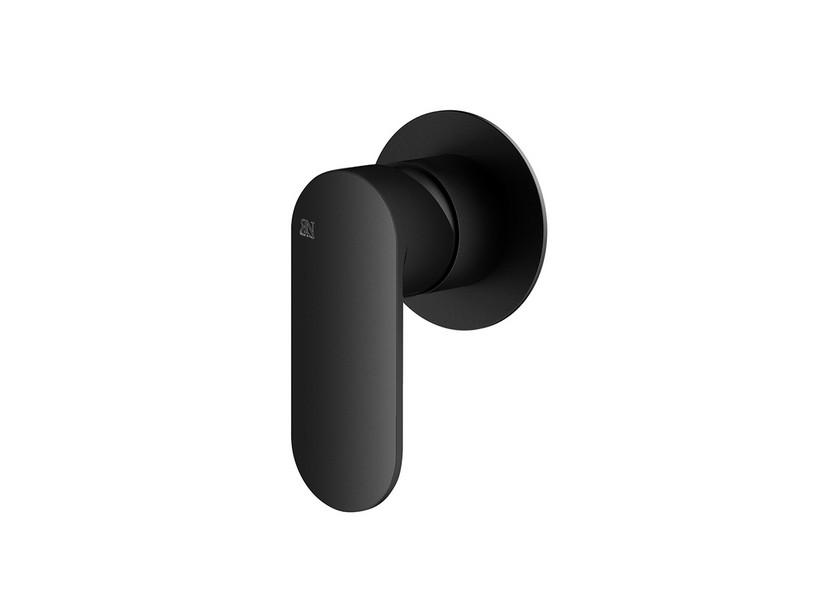 Plaque pour mitigeur de douche encastré Olmo noir mat | IperCeramica Plaque pour mitigeur de douche encastré Olmo noir mat | IperCeramica