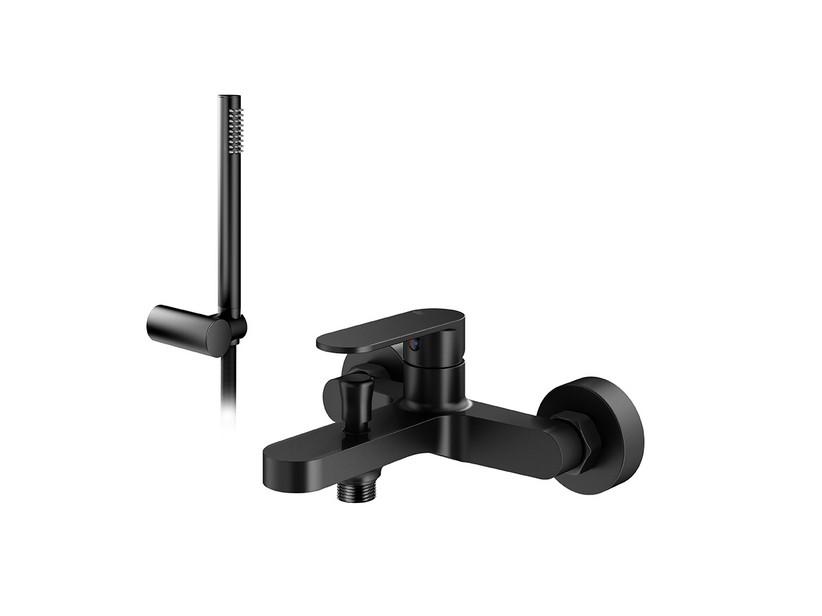 Ensemble baignoire Olmo équipé noir mat | IperCeramica Ensemble baignoire Olmo équipé noir mat | IperCeramica