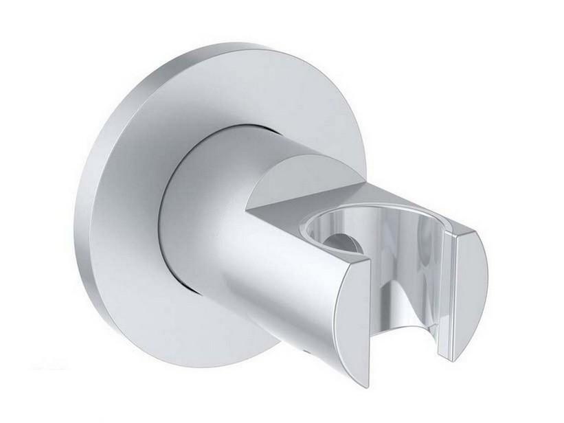 Support de douche Ideal Standard® Idealrain fixe mural argent brossé | IperCeramica Support de douche Ideal Standard® Idealrain fixe mural argent brossé | IperCeramica