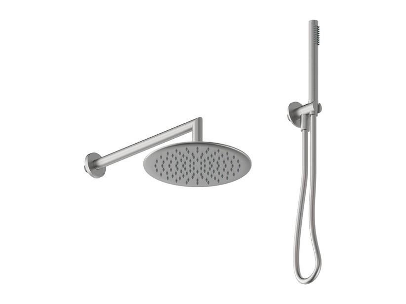 Ensemble de douche 5 pièces Soulinox en acier inoxydable brossé | IperCeramica Ensemble de douche 5 pièces Soulinox en acier inoxydable brossé | IperCeramica