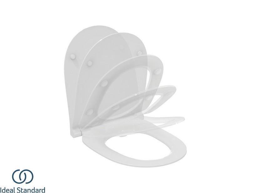 Abattant WC slim Ideal Standard® i.Life O blanc brillant | IperCeramica Abattant WC slim Ideal Standard® i.Life O blanc brillant | IperCeramica