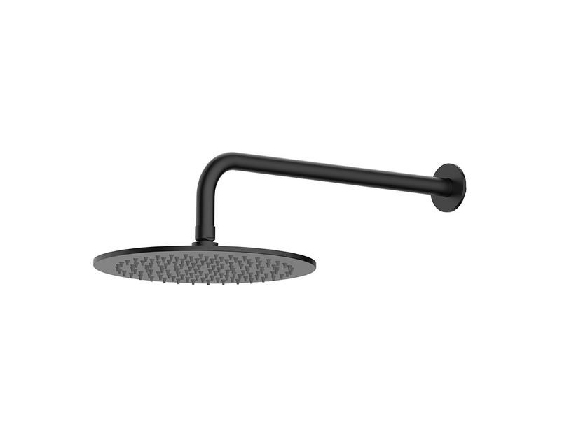Kit douche pomme haute de douche + bras Spring Inox 304 noir mat | IperCeramica Kit douche pomme haute de douche + bras Spring Inox 304 noir mat | IperCeramica