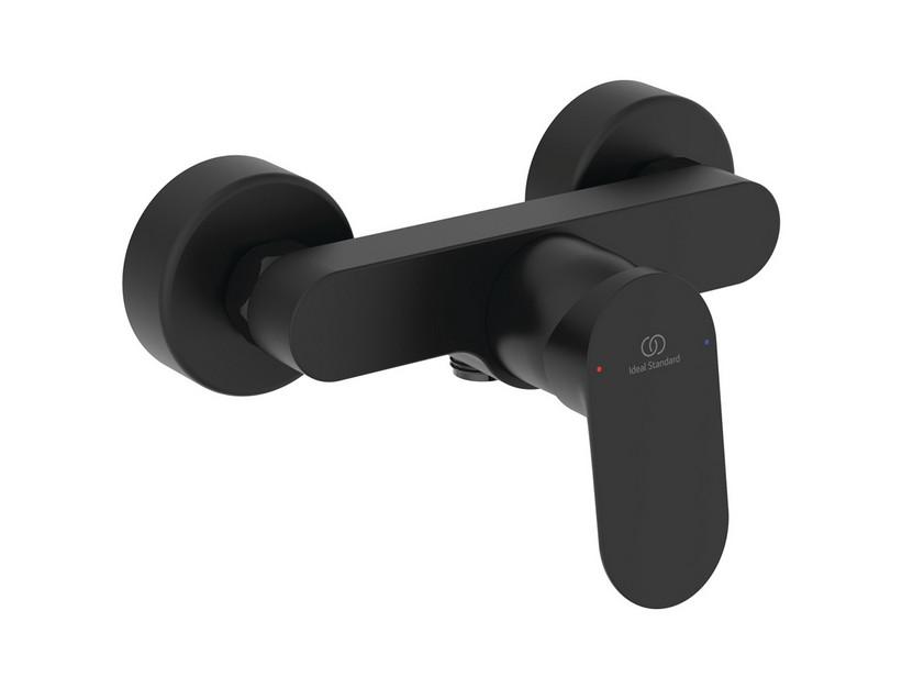 Mitigeur de douche externe Ceralife O noir soie | IperCeramica Mitigeur de douche externe Ceralife O noir soie | IperCeramica