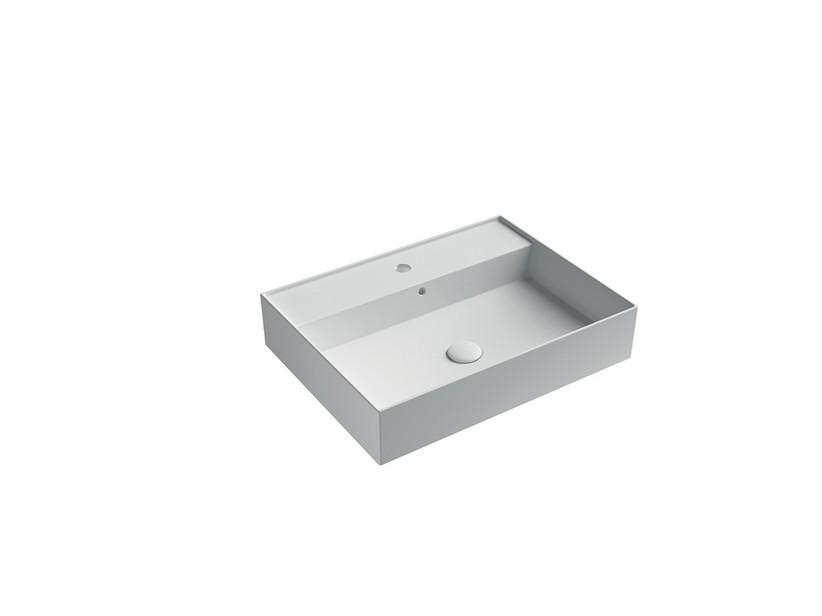 Lavabo Unitop Twenty 61x46 cm blanc mat | IperCeramica Lavabo Unitop Twenty 61x46 cm blanc mat | IperCeramica
