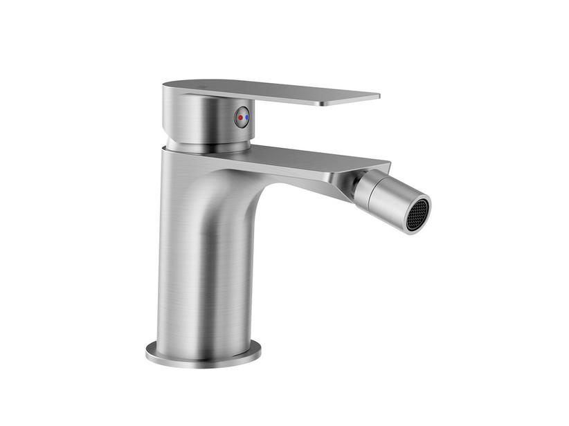 Mitigeur de bidet sans bonde Gea chrome brossé | IperCeramica Mitigeur de bidet sans bonde Gea chrome brossé | IperCeramica
