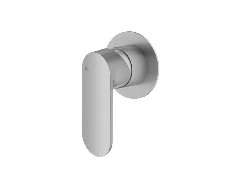 Plaque pour mitigeur de douche encastré Olmo chrome brossé | IperCeramica Plaque pour mitigeur de douche encastré Olmo chrome brossé | IperCeramica