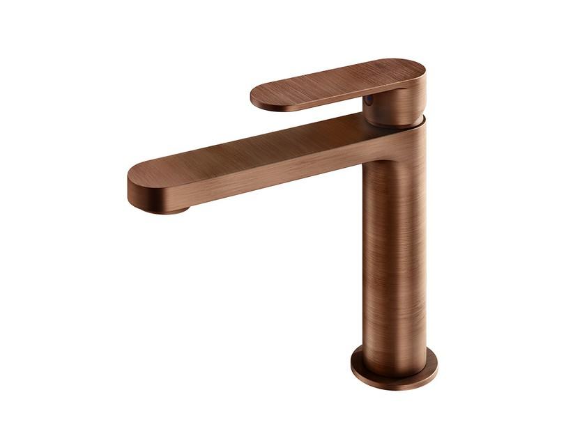 Mitigeur de lavabo sans bonde Olmo cuivre brossé | IperCeramica Mitigeur de lavabo sans bonde Olmo cuivre brossé | IperCeramica