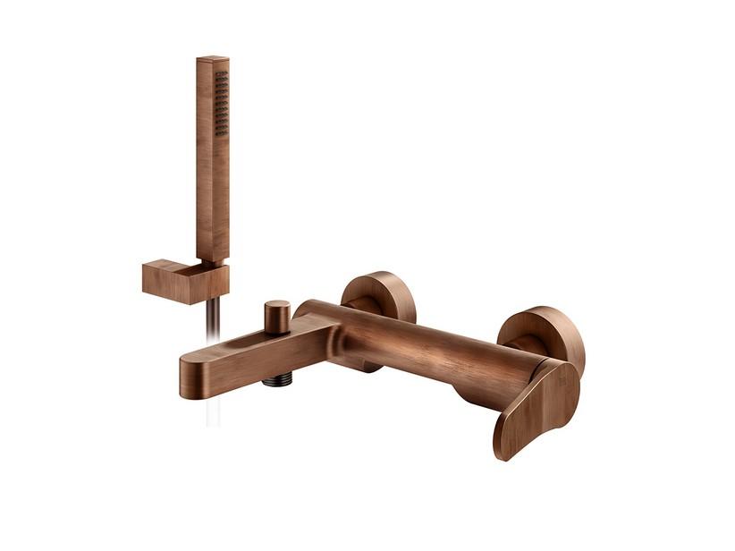 Ensemble baignoire Mamba équipé cuivre brossé | IperCeramica Ensemble baignoire Mamba équipé cuivre brossé | IperCeramica