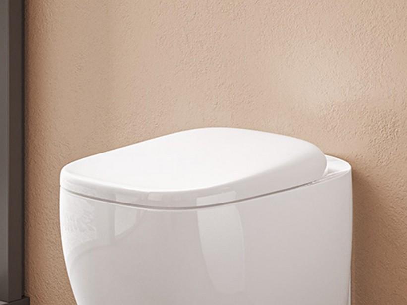 Abattant WC Imperia fermeture lente blanc brillant | IperCeramica Abattant WC Imperia fermeture lente blanc brillant | IperCeramica