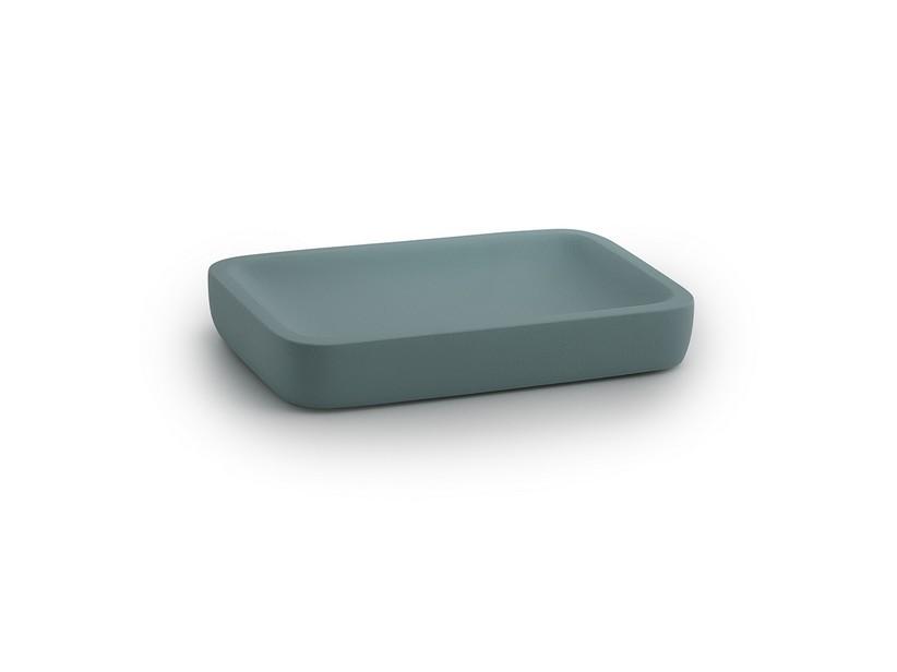 Porte-savon Joy bleu poudre mat | IperCeramica Porte-savon Joy bleu poudre mat | IperCeramica