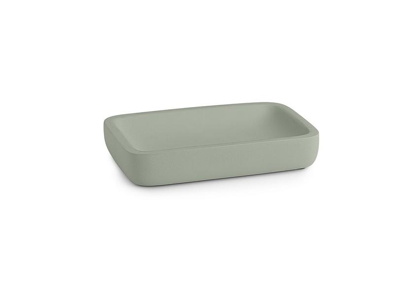 Porte-savon Joy vert sauge mat | IperCeramica Porte-savon Joy vert sauge mat | IperCeramica