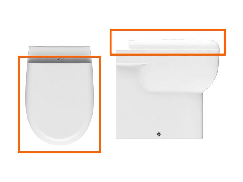 Siège WC Nemesi avec frein de chute blanc brillant | IperCeramica Siège WC Nemesi avec frein de chute blanc brillant | IperCeramica