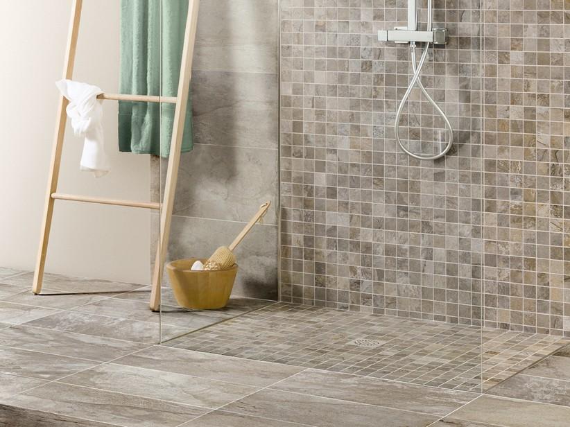 Mosaïque Bali Grey 30x30 grès cérame effet ardoise grise | IperCeramica Mosaïque Bali Grey 30x30 grès cérame effet ardoise grise | IperCeramica