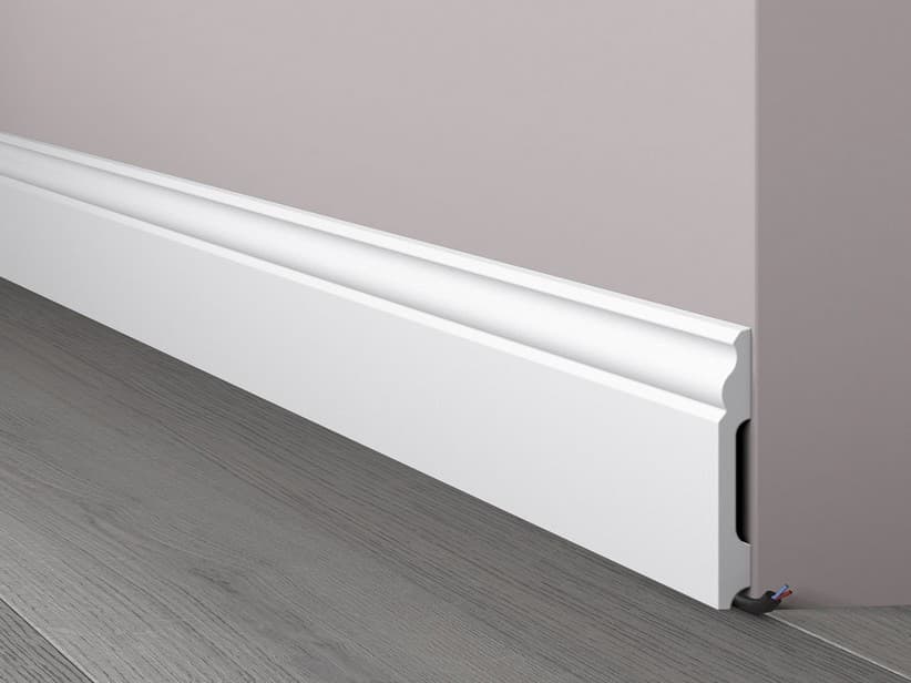 Plinthe Waterproof en polystyrène Ducale 100x2000 peinte RAL 9016 | IperCeramica Plinthe Waterproof en polystyrène Ducale 100x2000 peinte RAL 9016 | IperCeramica