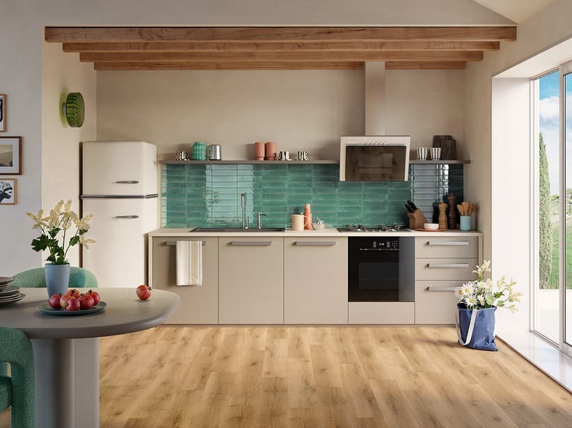 Sol PVC SPC Canadian Natural 180x1220 mm effet bois chêne naturel | IperCeramica Sol PVC SPC Canadian Natural 180x1220 mm effet bois chêne naturel | IperCeramica