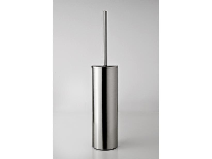 Pot à balai WC à poser Car inox satiné | IperCeramica Pot à balai WC à poser Car inox satiné | IperCeramica