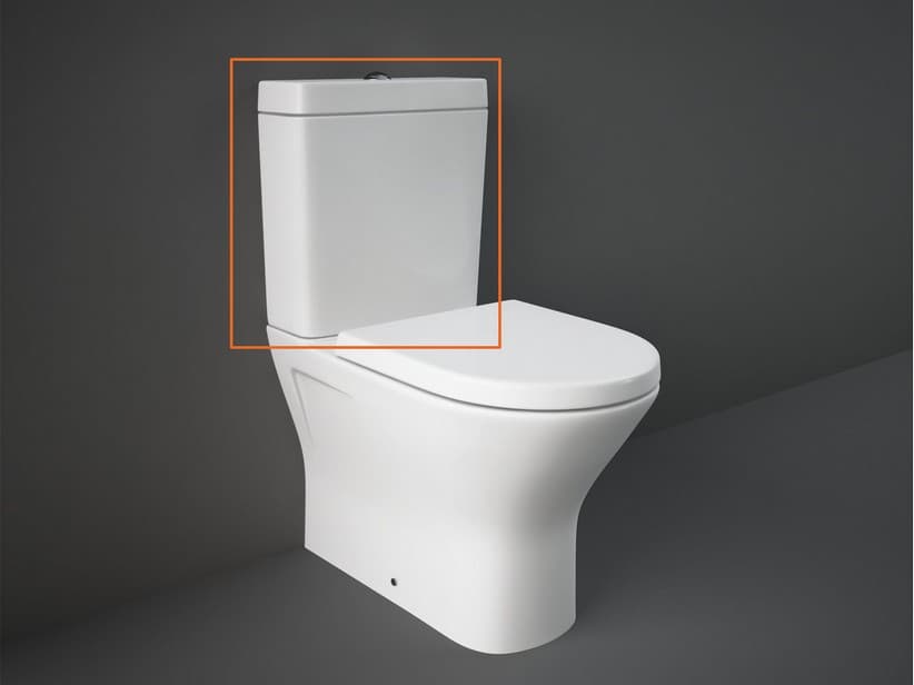 Réservoir de chasse d'eau pour WC Londra avec batterie | IperCeramica Réservoir de chasse d'eau pour WC Londra avec batterie | IperCeramica