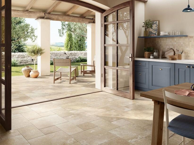 Carrelage Chianca Sabbia 25x25 grès cérame effet pierre sable | IperCeramica Carrelage Chianca Sabbia 25x25 grès cérame effet pierre sable | IperCeramica