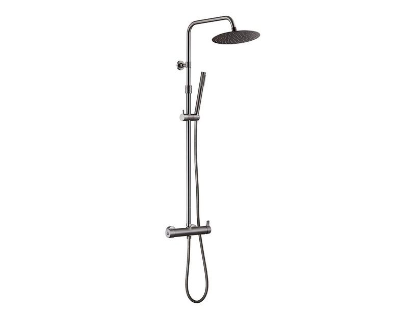 Colonne de douche Violette Gun Metal | IperCeramica Colonne de douche Violette Gun Metal | IperCeramica