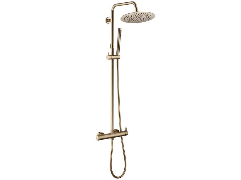 Colonne de douche Violette or brossé | IperCeramica Colonne de douche Violette or brossé | IperCeramica